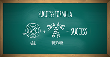 What is the formula for success?